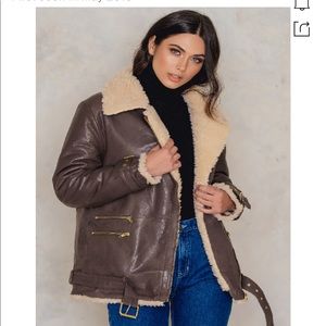 IMVEE
Loose Leather Jacket - Brown